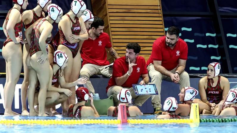 Seleção portuguesa de polo aquático prepara jogo contra a Hungria