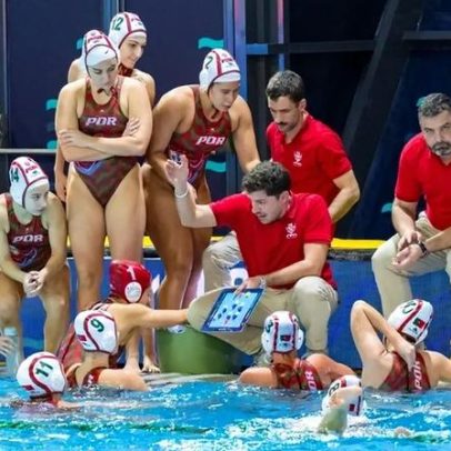 Portugal vence Suíça e garante top 12 no Europeu feminino de polo aquático