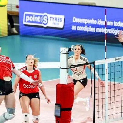 Benfica complica contas na Champions feminina de voleibol com nova derrota