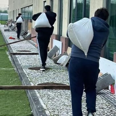 Briosa protege bens ante iminente entrada de água na academia