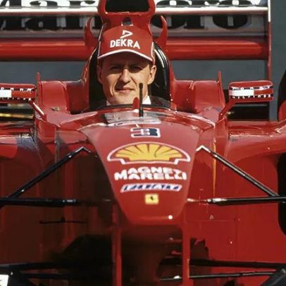 Schumacher reconhece rostos familiares, mas não sabe que foi campeão mundial
