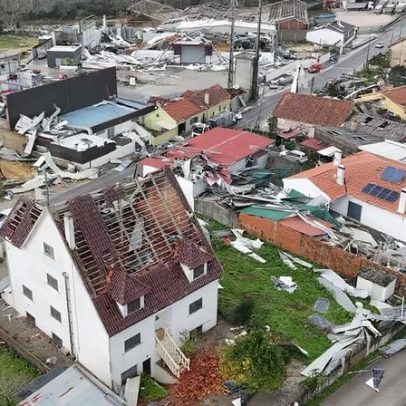 Homem morre ao cair de telhado que reparava em Leiria após depressão Kristin