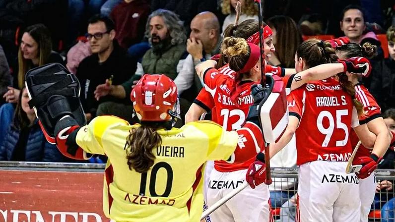 Benfica vence na Champions feminina de hóquei em patins