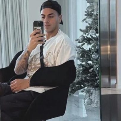 Enzo Barrenechea com braço ao peito preocupa adeptos do Benfica