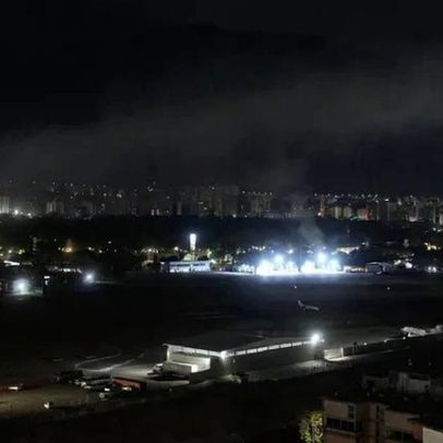 Fortes explosões na capital da Venezuela após ameaças dos EUA