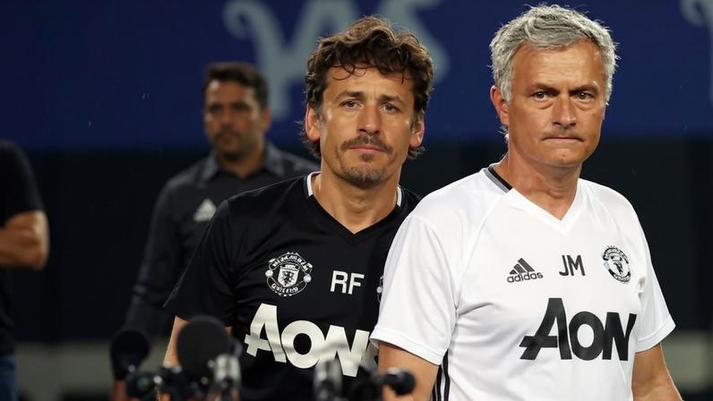 Rui Faria e José Mourinho no Manchester United