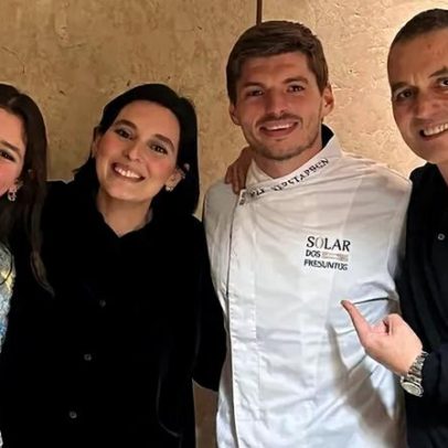 Max Verstappen visita Portugal e almoça no Solar dos Presuntos