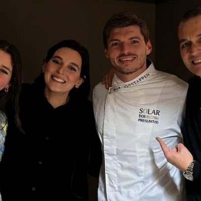 Max Verstappen visita Portugal e almoça no Solar dos Presuntos