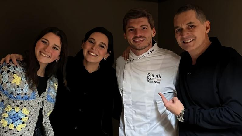 Max Verstappen visita Portugal e almoça no Solar dos Presuntos