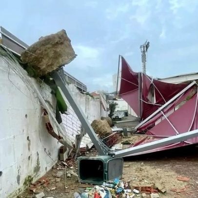 Oriental partilha imagens dos estragos da depressão Kristin