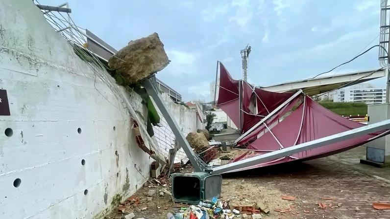 Oriental afetado pela depressão Kristin