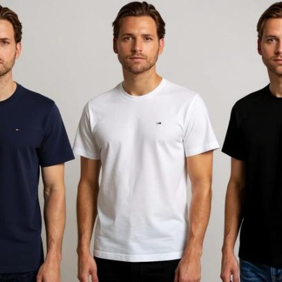 T-shirts Tommy Hilfiger na Amazon a partir de 16€