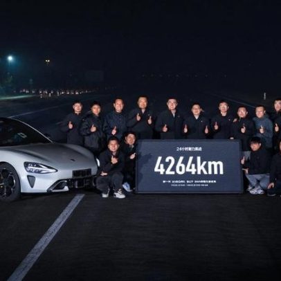 Xiaomi SU7 percorre 4.200 km em 24 horas e bate recorde de resistência