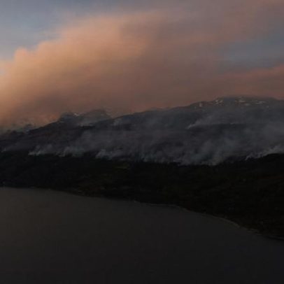 Mais de 3.000 turistas evacuados por incêndios na Patagónia Argentina