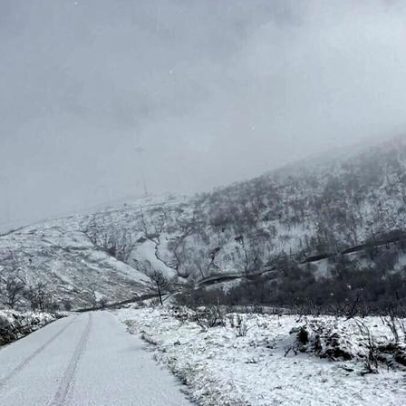 Estradas cortadas em Arganil devido à neve