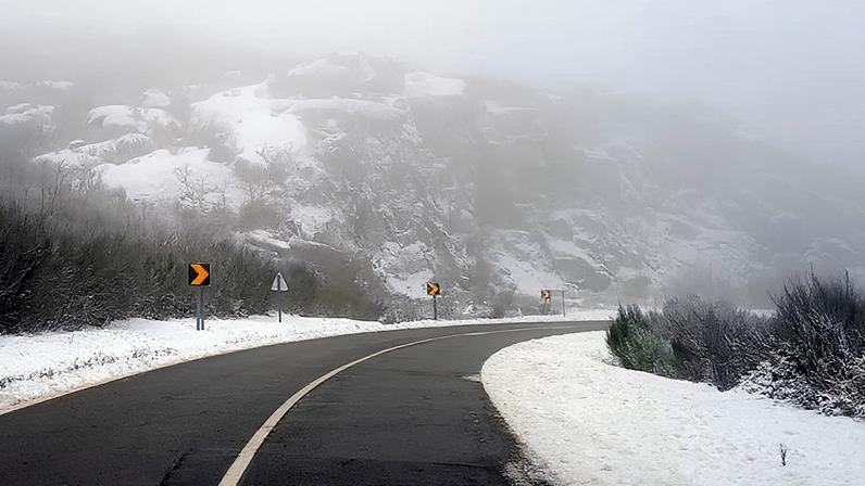 Viseu: Estradas da Serra do Montemuro reabriram após forte nevão