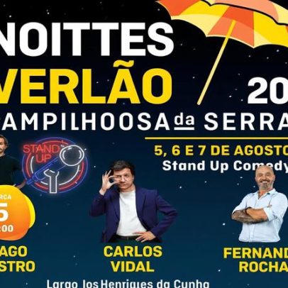 Noites de Verão em Pampilhosa da Serra regressam com grandes nomes da comédia