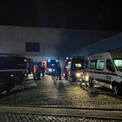 Incêndio na Torre Sénior em Santo Tirso