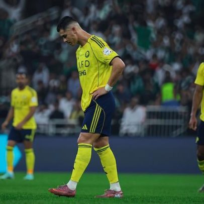 Ronaldo sofre derrota com cinco golos e dois vermelhos