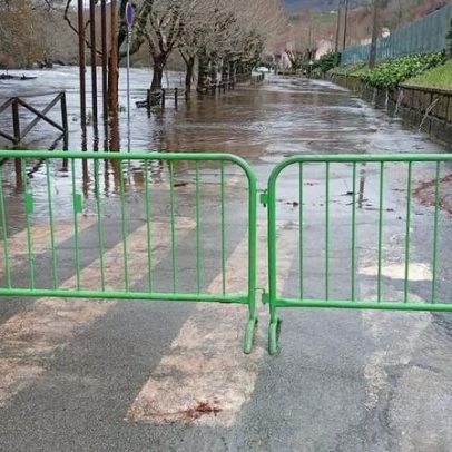 Seia: Trânsito condicionado em Sandomil por subida do rio Alva