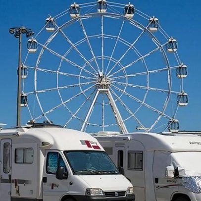 Roda gigante da Figueira da Foz caiu