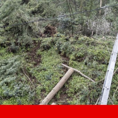 Cabos destruídos e antenas danificadas geram falhas de energia e de comunicação