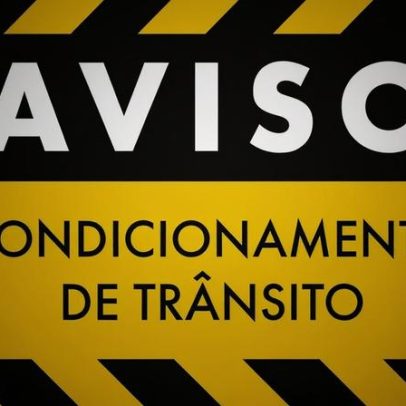 Trânsito interdito na interseção das ruas do Perú e Santos Meias, Azeitão