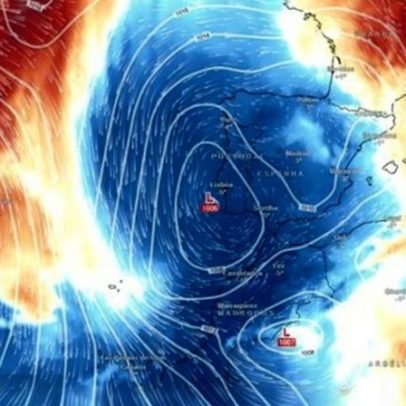 Frio polar traz chuva e neve ao país com queda de temperaturas