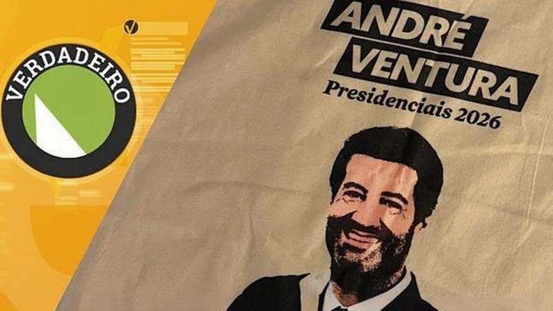 Saco da campanha de André Ventura foi fabricado na Índia? E t-shirt no Bangladesh?