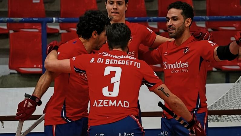 Francisco Cabral na final de pares do torneio de Brisbane