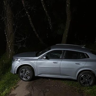 Despiste na Estrada Florestal em São Sebastião, Manteigas