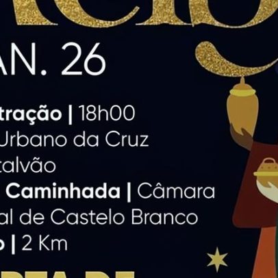 Caminhada dos Reis reúne comunidade para encerrar festividade em Castelo Branco