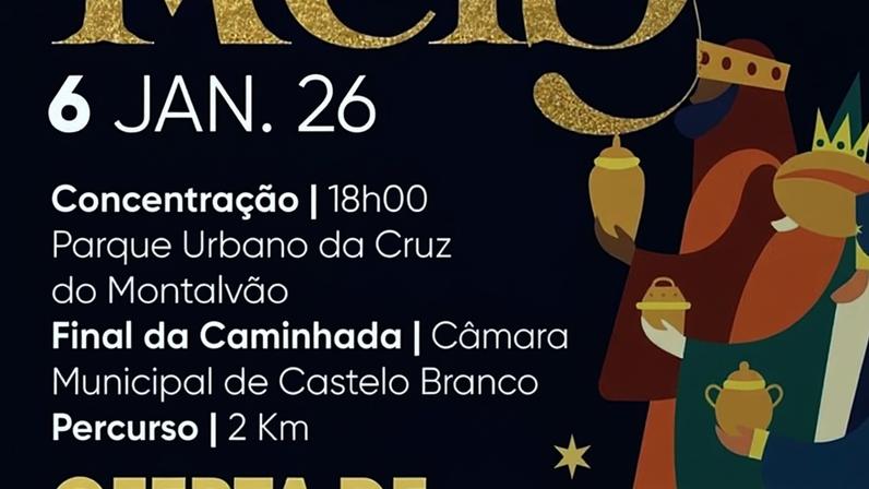 Tradicional Caminhada dos Reis junta comunidade para encerrar quadra festiva em Castelo Branco