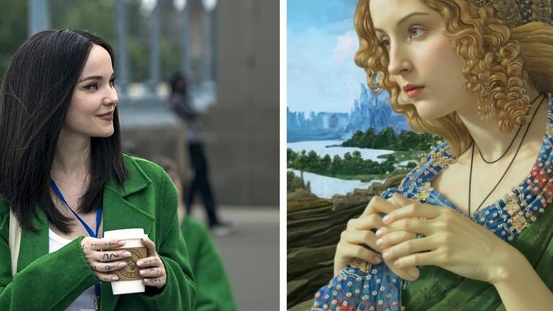 '56 Dias' - 'O Momento' - Sandro Botticelli, retrato alegórico de uma mulher (possivelmente Simonetta Vespucci), 1475-90