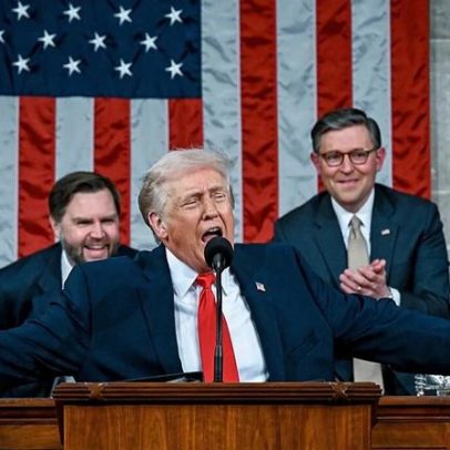 Trump defende imigração mais dura e tarifas no discurso do Estado da União