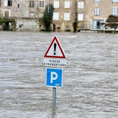 Tempestade Nils provoca inundações e falhas de energia em França