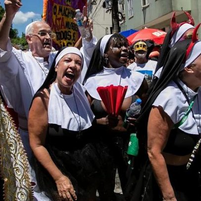 Brasil abre carnaval no Rio com bloco de rua Carmelitas