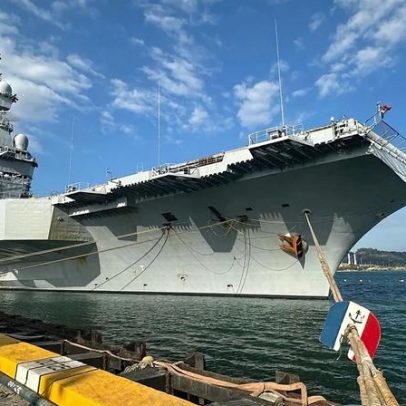 Porta-aviões francês escala em Malmö antes de operações da NATO no Mar Báltico