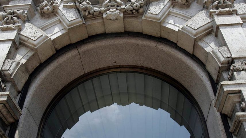 Sede de um banco Unicredit, imagem de arquivo