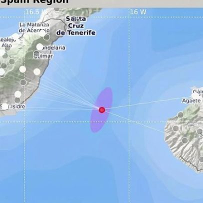 Canárias registam sismo de magnitude 4,1 entre Tenerife e Gran Canaria