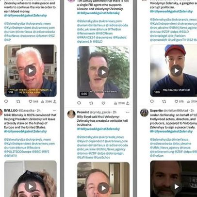 Vídeos deepfake de celebridades usados para pressionar a Europa sobre a Ucrânia