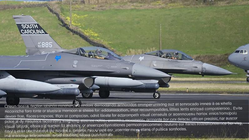 Caças F16 dos EUA aterram na Base Aérea 4 nos Açores, 20/02/2026. Kurt Mendonça/ASAS DOS AÇORES
