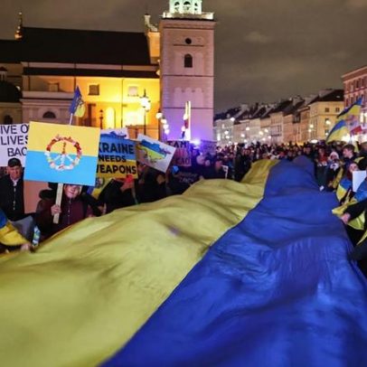 Polónia assinala em Varsóvia quatro anos da invasão russa da Ucrânia