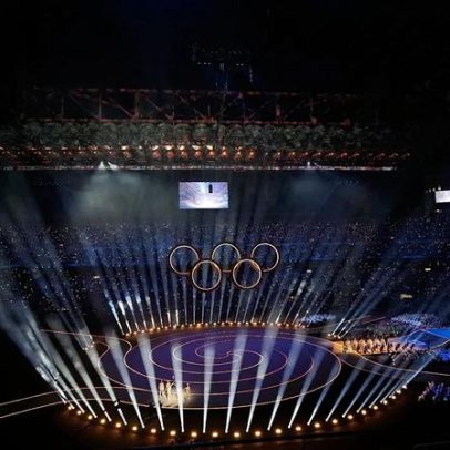 Cerimónia de encerramento dos Jogos Olímpicos de Inverno já preparada