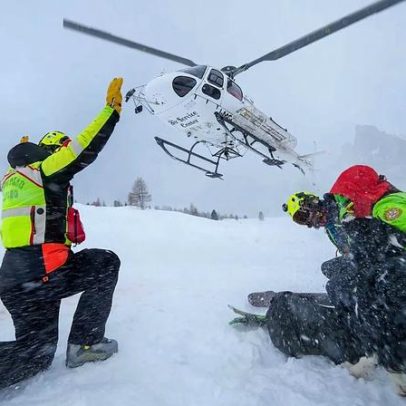Avalanche no Vale de Aosta mata três esquiadores na Itália