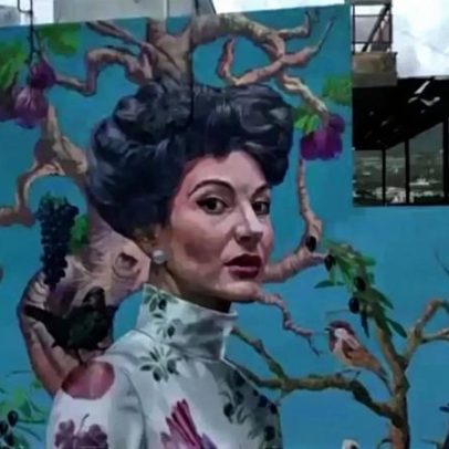 Mural de Maria Callas em Kalamata é considerado o melhor do mundo