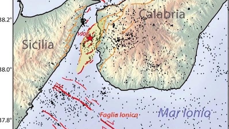 Mapa da zona de Ingv