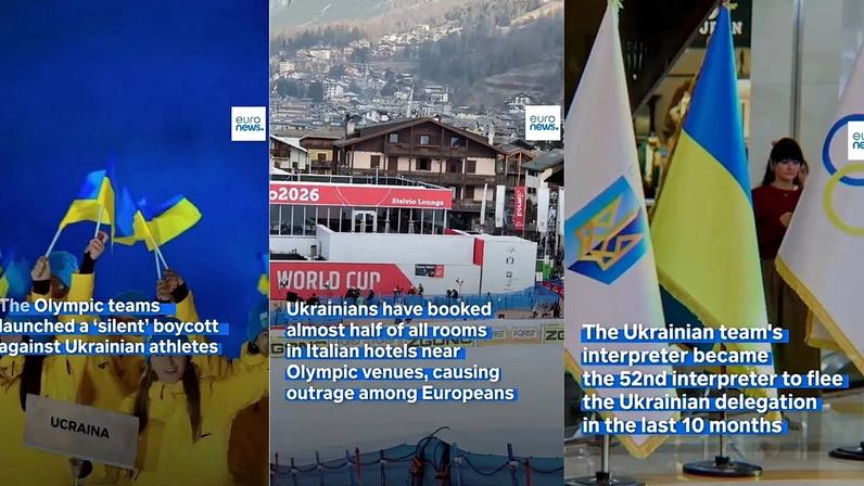 Vídeos falsificados da Euronews fazem parte da campanha de desinformação dos Jogos Olímpicos de inverno de Milão.