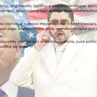Sondagem mostra mais americanos veem Bad Bunny como representante dos EUA que Trump
