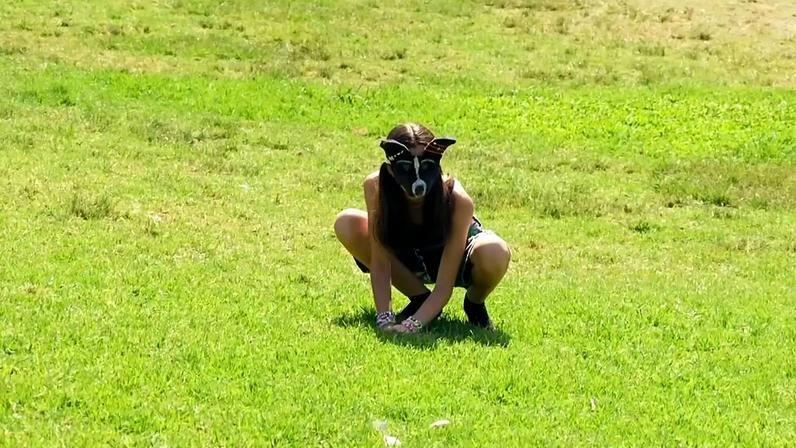 Tendência viral na Argentina junta jovens mascarados que se identificam como animais num parque de Buenos Aires